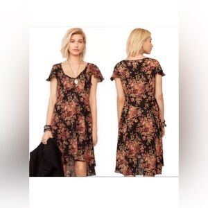 - DENIM AND SUPLLY RALPH LAUREN Floral Stunning High Low Cotton Dress Y2K …